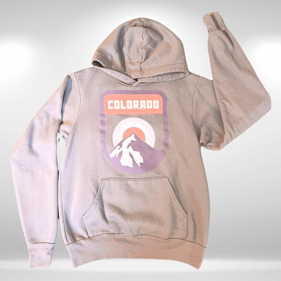 Light purple, grey Colorado hoodie from the Denver airport - Picture 2 of 5